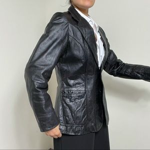 Real leather jacket. Size 9/10